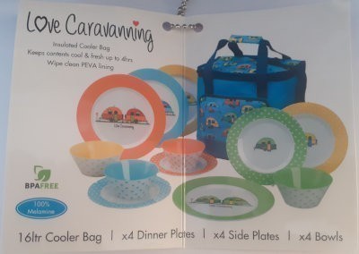 Love Caravanning 12pcs Dinner Set With 16L Coolbag