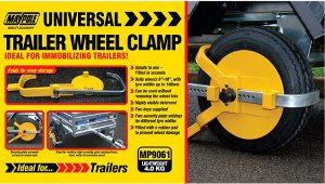 Maypole Universal Trailer Wheel Clamp