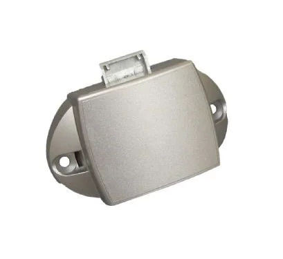 Push Button Lock Large Matt Nickel