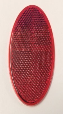 Rear Reflector - Oval Stick On