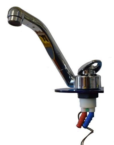 Samba Mixer Lever Tap - 3/8 Hose Nozzle