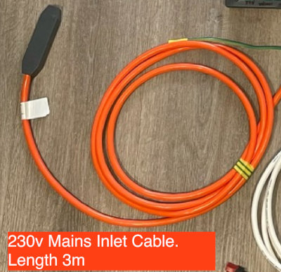 Replacement Mains Inlet Cable for Powerpart PDU