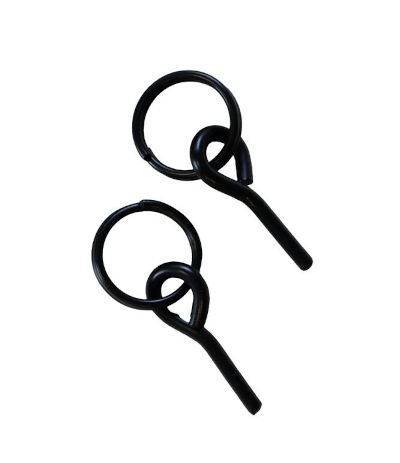 Steel Ring And Pin 3cm x 2 Pin (Pair)