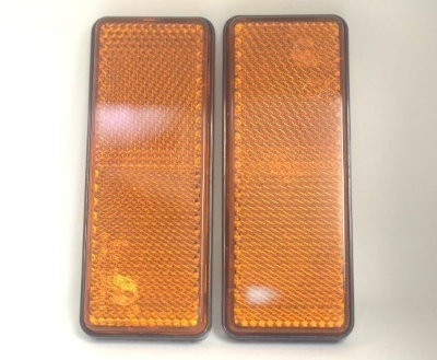 Side Reflector - Rectangle Stick On (Pair)