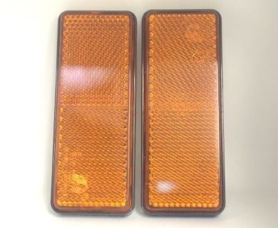 Side Reflector - Rectangle Stick On (Pair)