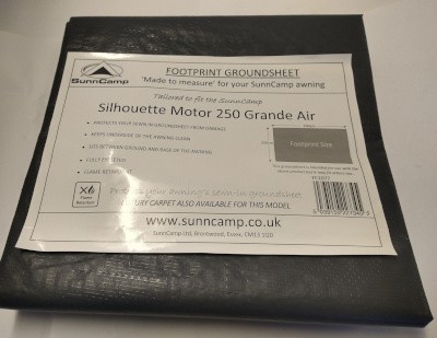 Silhouette Motor 250 Grande Footprint Ground Sheet