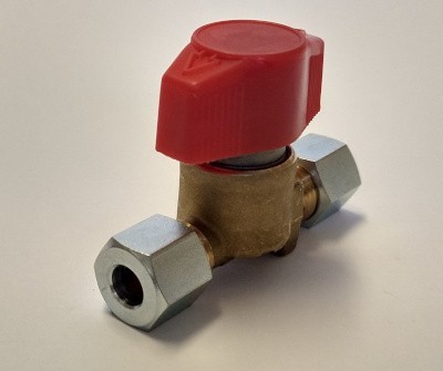 Caravan Motorhome Single Way Gas Manifold Valve With Tap 8mm