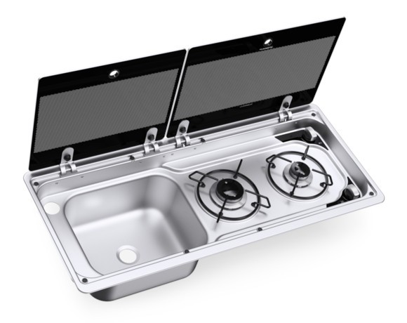 Smev Dometic 9722 Combination - Left Hand Sink Piezo