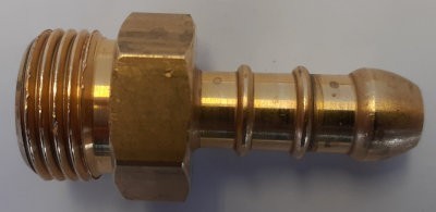 Straight Nozzle Adapter 1/4" BSP Male