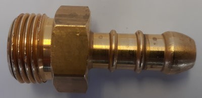 Straight Adapter 3/8" BSP Male to Nozzle