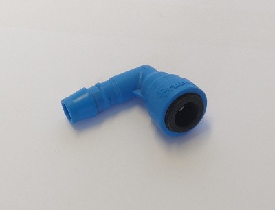 Truma Breather Tube Elbow - 10mm Push fit to 10mm Hose