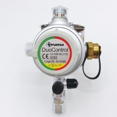 Truma Duo Control Vertical Regulator 30mbar 8mm