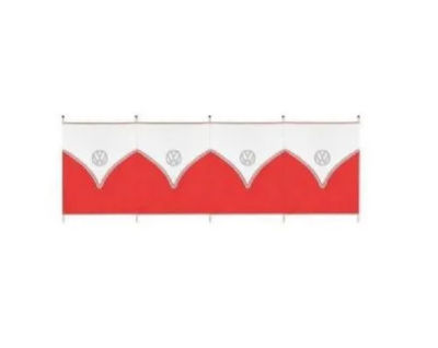 VW 5 Pole Tall Windbreak Red