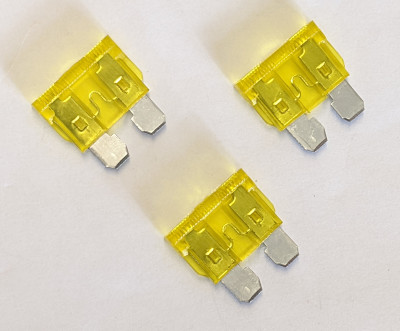 W4 Blade Fuses - 20 Amp (Pack of 3)