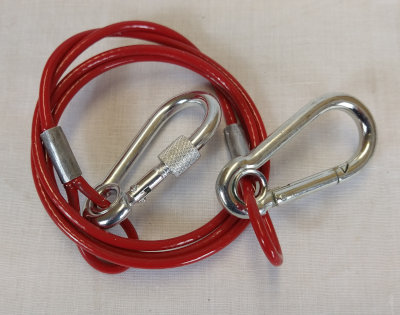 Breakaway Cable - Twin Carabiner W4	