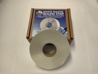 White Mastic Sealing Strip 5m x 19mm