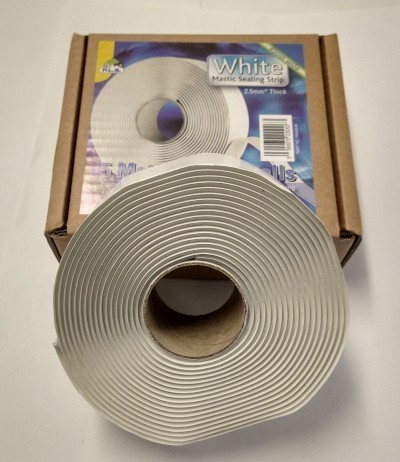 White Mastic Sealing Strip 5M x 45mm