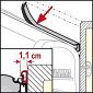 Fiamma Water Seal - Rain Guard Small