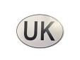 UK Oval Self Adhesive Sticker
