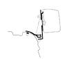 Thule Omnistor 3200 Adapter VW T5/T6 with Multi Rail (LWB)