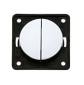 Berker 12V 2320V Twin Rocker Switch Gloss Chrome