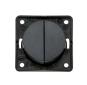 Berker 12V Twin Rocker Switch Anthracite