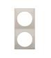 Berker Double Socket Frame Stainless Steel