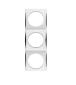 Berker Triple Socket Frame Gloss Chrome