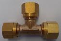 Gas Connector Equal T Piece - 8mm