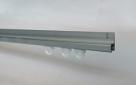 Silent Gliss Face Fix Curtain Rail 2m
