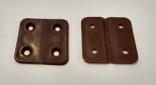 W4 Hinge Brown Plastic 41mm - Pair