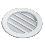 100mm Round Ressessed Louvred Vent
