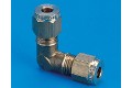 Gas Pipe Elbow Coupling - 1/4 Male BSP to 10mm