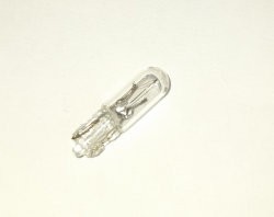 12 Volt Incandescent Bulb - 1.2 Watt Capless Wedgebase