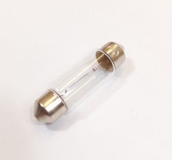 12 Volt Incandescent Festoon Bulb - 5 Watt S8 Cap