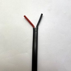 2 Core Flat Twin Cable - Red & Black 1mm