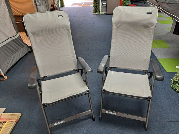 Chairs in Pairs Trigano High-Back Light Grey