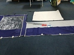 Camp-let 2mt Sun Canopy with 1 x side wall and windbreak  