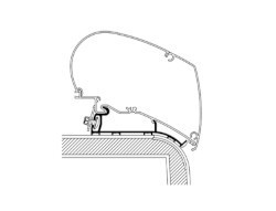Thule Omnistor 9200/6300 Adapter Roof Hymer 2013 Nova - 6.00m