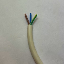 3 Core Mains Cable 3183Y - White 1.5mm