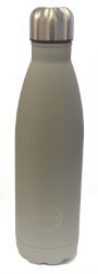 Thermal Bottle Flask 500ml Rubberised Grey