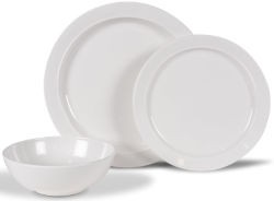 Kampa Dometic Classic White Melamine Set - 12 Piece