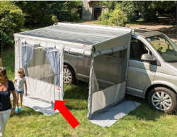 Fiamma Privacy Room F45 260 Van FRONT PANEL ONLY - SECONDS