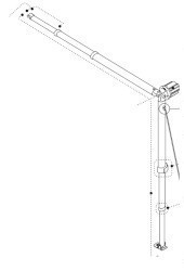 Fiamma F35 Pro 180 Left Hand Leg & Rafter Assembly - 2014 Version - Seconds