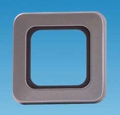 C-Line 1 Way Face plate with Surround - Gun Metal