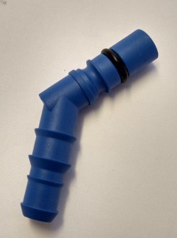 Reich Ridged Connector Blue with O Ring