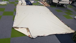 Awning Liner with Sewn On Compartments