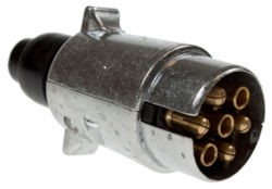 Aluminium Trailer Plug 12V N Type 7 Pin