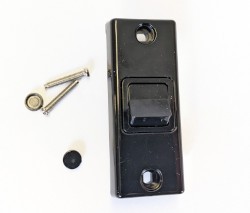 Architrave Switch - Single Black