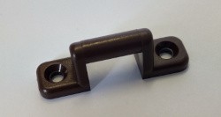 Brown plastic battery strap